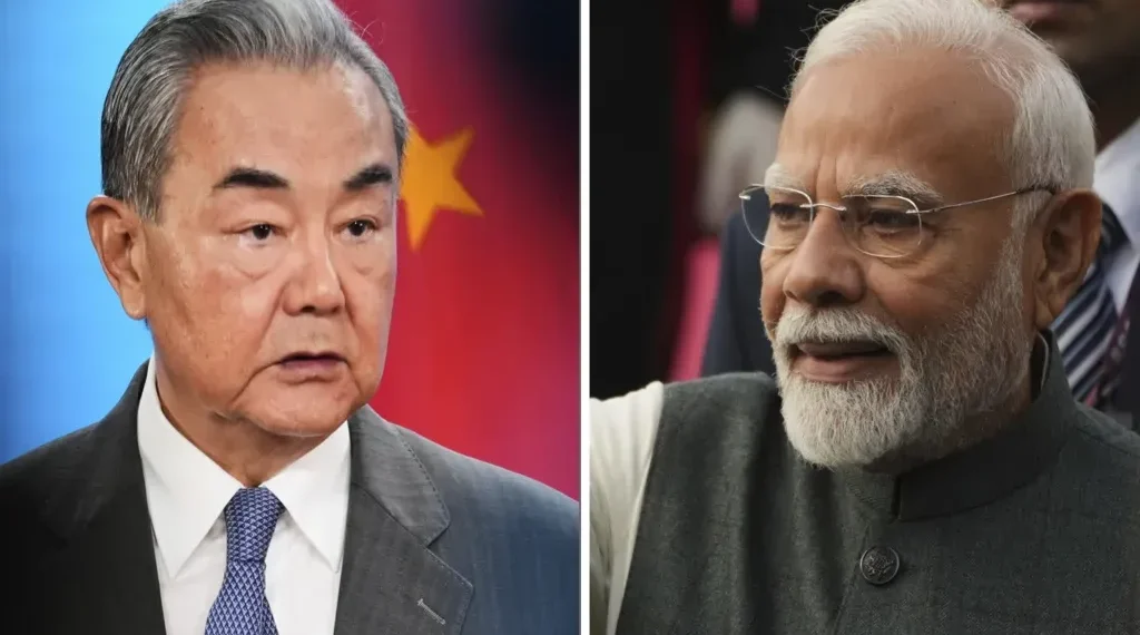 Modi and Wang Yi Hold High-Level Talks as India-China Relations Slowly Normalize After Years of Tension - AP Photos/Markus Schreiber and Rodrigo Abd, File