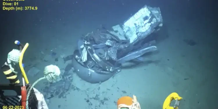 Stockton Rush Held Responsible in Coast Guard’s Titan Sub Investigation - U.S. Coast Guard Video courtesy Pelagic Research Services via AP