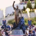 Tom Brady Immortalized: Patriots Reveal Six-Ton Bronze Statue Honoring Six Super Bowl Championships and 20 Seasons of Greatness - AP Photo/Steven Senne