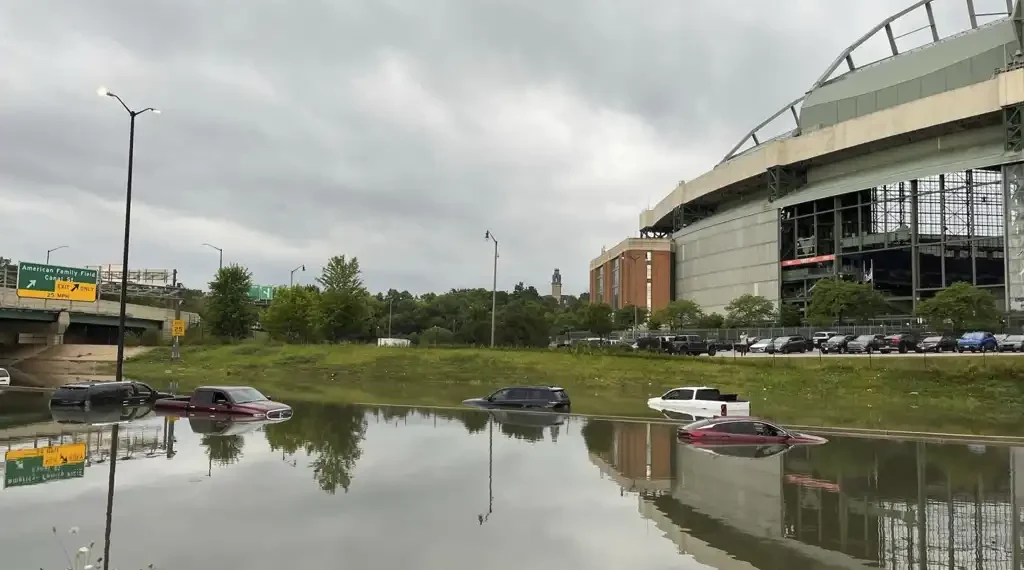 Historic Flooding Forces Wisconsin State Fair to End Early Amid Widespread Midwest Storm Damage and Power Outages - CBS58 (WDJT) via AP
