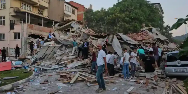 Turkey Hit by 6.1-Magnitude Quake in Balikesir, Leaving 1 Dead, Dozens Injured, and Multiple Buildings Collapsed - Bahadir Demirceviren/IHA via AP