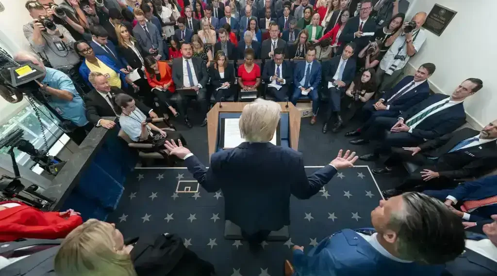 President Trump Orders Federal Takeover of Washington, D.C. Police, Deploys National Guard Despite City Officials Citing Falling Crime Rates - AP Photo/Alex Brandon