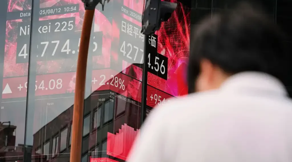 Trump Postpones Higher China Tariffs for 90 Days, Sending Global Markets Up as Investors Hope for Progress in Trade Negotiations - AP Photo/Eugene Hoshiko