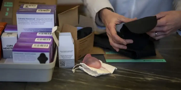 The Rising Popularity of Menstrual Cups, Discs, and Period Underwear Signals a Shift Toward Sustainable and Cost-Effective Period Care Solutions. - AP Photo/Emilio Morenatti, File