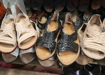 Adidas and Designer Willy Chavarria Issue Apologies Over Sandal Design Criticized for Copying Zapotec Huarache Style Without Consent - AP Photo/Luis Alberto Cruz