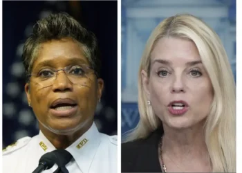 Confusion emerges over leadership of Washington D.C. police as federal oversight by Pam Bondi overlaps with Chief Pamela Smith’s authority. - AP Photo