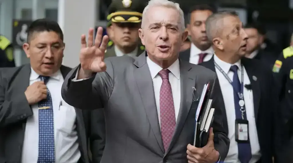 Colombia’s Ex-Leader Uribe Gets House Arrest in Landmark Bribery and Witness Case - AP Photo/Fernando Vergara, File