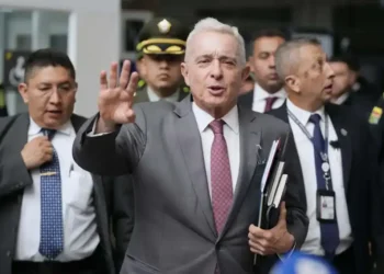 Colombia’s Ex-Leader Uribe Gets House Arrest in Landmark Bribery and Witness Case - AP Photo/Fernando Vergara, File