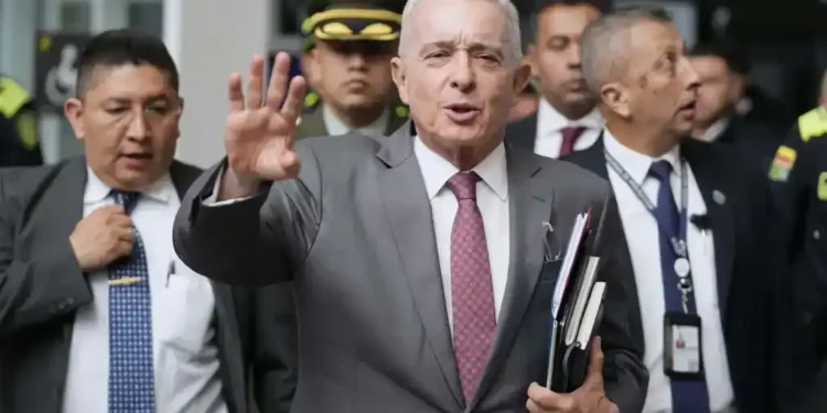Colombia’s Ex-Leader Uribe Gets House Arrest in Landmark Bribery and Witness Case - AP Photo/Fernando Vergara, File