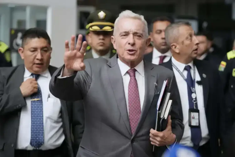 Colombia’s Ex-Leader Uribe Gets House Arrest in Landmark Bribery and Witness Case - AP Photo/Fernando Vergara, File