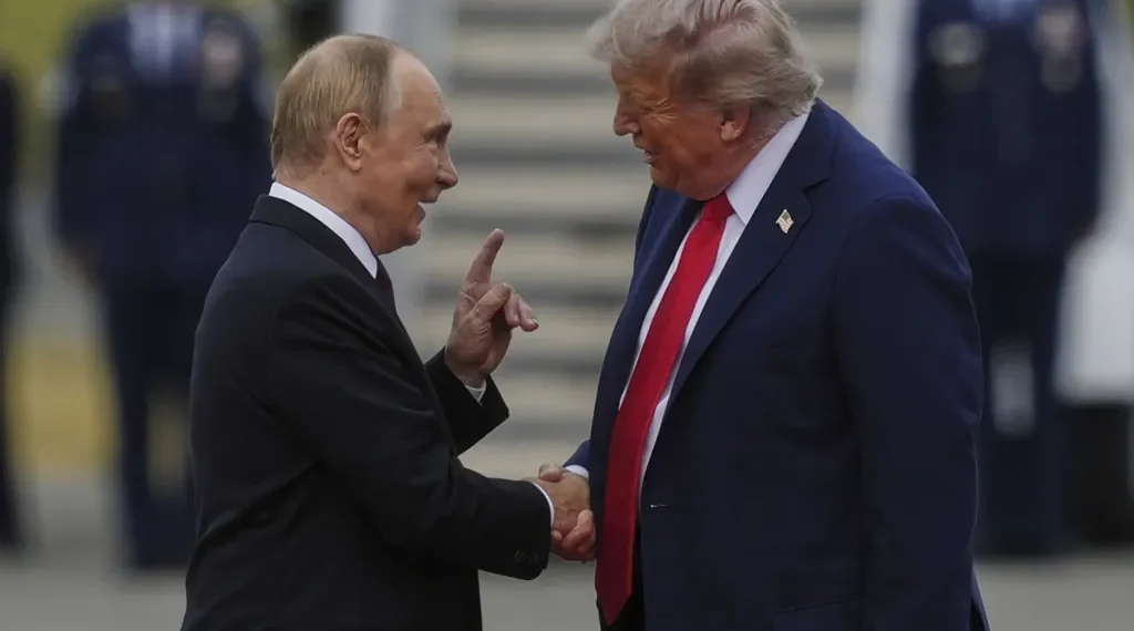 Alaska Summit Between Trump and Putin Concludes Without Breakthrough on Ukraine War Despite U.S. Push for Diplomatic Progress - AP Photo/Julia Demaree Nikhinson