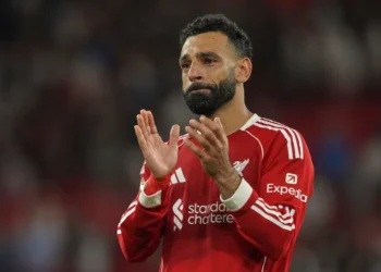 Emotional night at Anfield as Liverpool beats Bournemouth 4-2 with Salah’s tribute to Jota and Semenyo targeted by racist abuse from a spectator. - AP Photo/Ian Hodgson