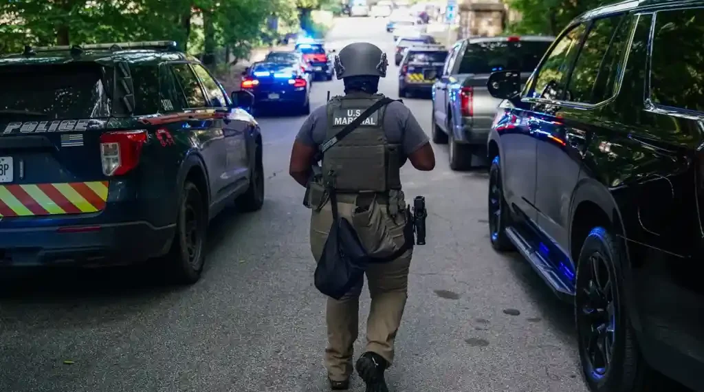 CDC Atlanta Campus Lockdown After Targeted Shooting; Officer Dies Responding - Elijah Nouvelage/Getty Images