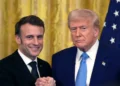 In hot mic exchange, Trump tells Macron he believes Putin may want peace “for him” as European leaders discuss Ukraine war security guarantees. - Getty Images/FOX News