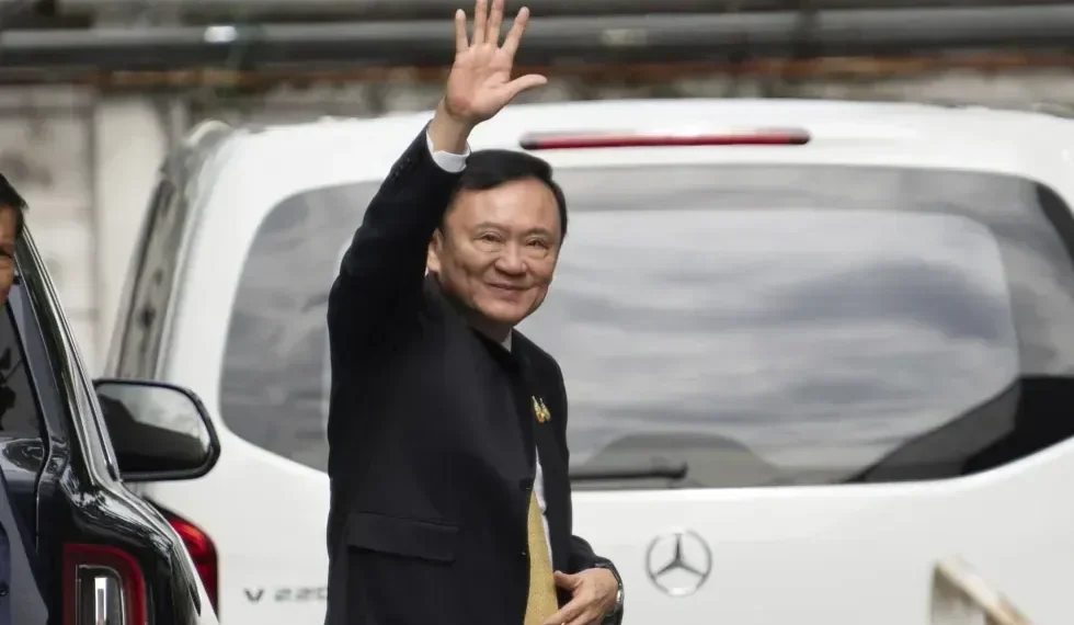 Thailand’s Ex-PM Thaksin Shinawatra Leaves Country Ahead of Supreme Court Ruling That Could Reopen Prison Sentence Debate - AP Photo/Arnun Chonmahatrakool