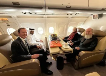 British Citizens Peter and Barbie Reynolds Released in Afghanistan After Seven Months in Taliban Custody With Qatar’s Diplomatic Support - Qatar Foreign Ministry via AP