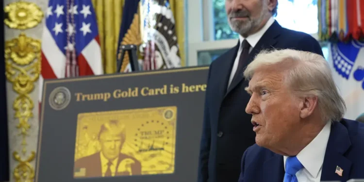 New Trump visa policy adds $100K yearly fee for H-1B applicants and launches $1M gold card pathway to citizenship, drawing swift legal challenges. - AP Photo/Alex Brandon