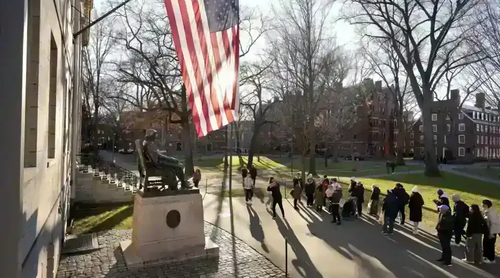 Trump Administration Puts Harvard Under Heightened Cash Monitoring, Threatens Sanctions Over Admissions Data Compliance - AP Photo/Steven Senne, File
