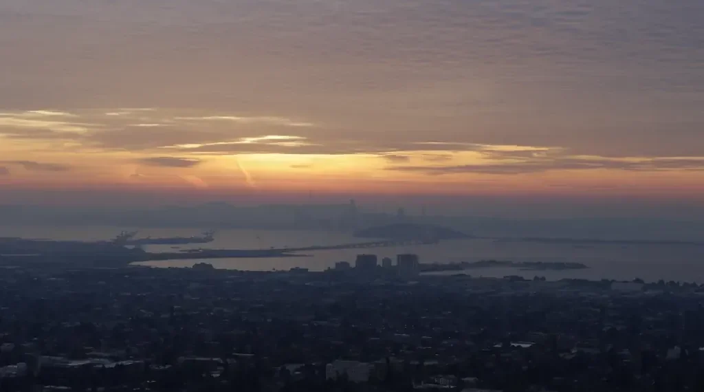 San Francisco Bay Area jolted by 4.3 magnitude earthquake near Berkeley; minor property damage reported, no injuries. - AP Photo/Jeff Chiu, file