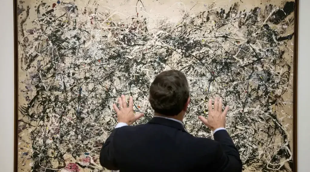 Scientists confirm Jackson Pollock used manganese blue pigment in Number 1A, 1948, solving a decades-long mystery in modern art. - AP Photo/David Goldman, File