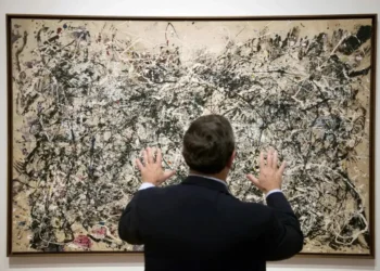 Scientists confirm Jackson Pollock used manganese blue pigment in Number 1A, 1948, solving a decades-long mystery in modern art. - AP Photo/David Goldman, File