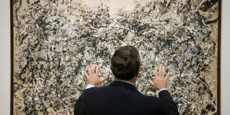 Scientists confirm Jackson Pollock used manganese blue pigment in Number 1A, 1948, solving a decades-long mystery in modern art. - AP Photo/David Goldman, File
