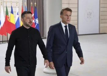 Macron says 26 nations pledge to join post-war reassurance force in Ukraine, with U.S. support under discussion to strengthen long-term security. - Ludovic Marin/Pool Photo via AP