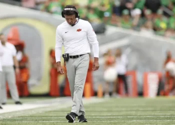 Oklahoma State fires longtime coach Mike Gundy after two decades; program looks ahead to new leadership after back-to-back losing seasons. - AP Photo/Lydia Ely