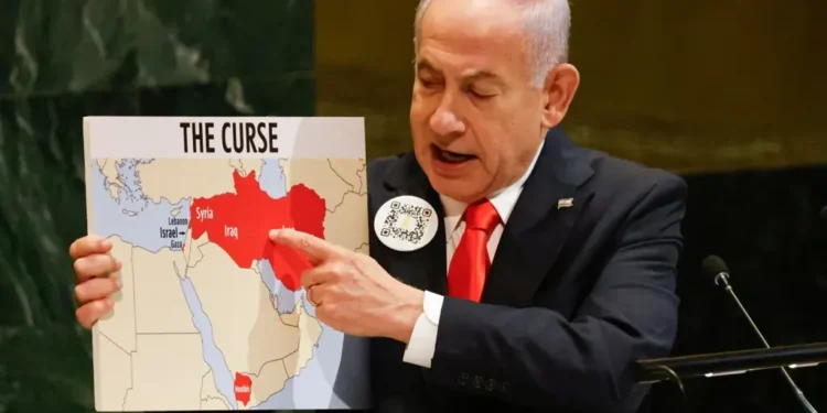 At UN speech, Netanyahu rejects Palestinian statehood recognition, accuses critics of antisemitism, and pledges to defeat Hamas. - AP Photo/Stefan Jeremiah