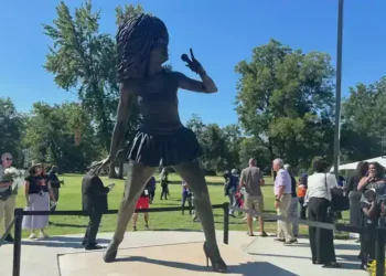 Tennessee hometown unveils Tina Turner statue honoring Queen of Rock ’n’ Roll near her childhood school in Brownsville community park - AP Photo/Adrian Sainz