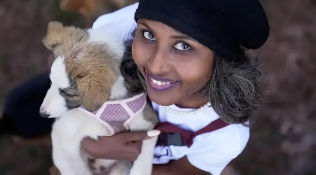Ethiopian Woman Leads Campaign to Rescue Stray Dogs in Addis Ababa- AP Photo/Brian Inganga