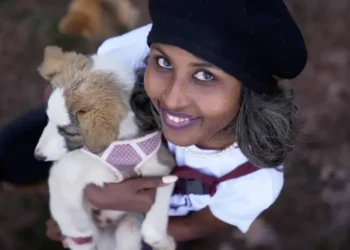 Ethiopian Woman Leads Campaign to Rescue Stray Dogs in Addis Ababa- AP Photo/Brian Inganga
