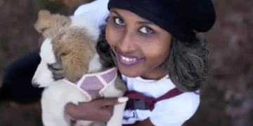 Ethiopian Woman Leads Campaign to Rescue Stray Dogs in Addis Ababa- AP Photo/Brian Inganga