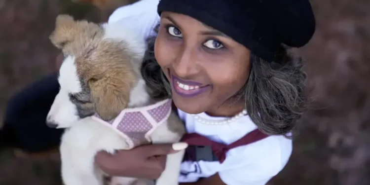 Ethiopian Woman Leads Campaign to Rescue Stray Dogs in Addis Ababa- AP Photo/Brian Inganga