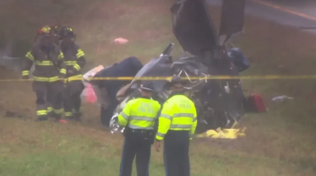 Two Dead After Small Plane Crashes on Massachusetts Highway During Storm - WCVB-TV via AP