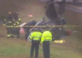 Two Dead After Small Plane Crashes on Massachusetts Highway During Storm - WCVB-TV via AP