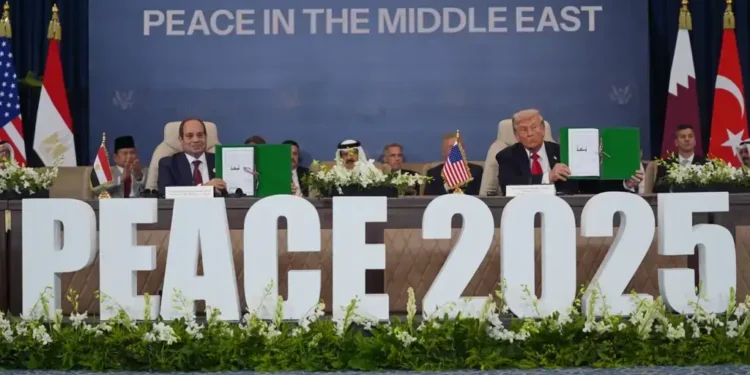 Trump Calls for New Era of Middle East Harmony After Gaza Ceasefire - AP Photo/Evan Vucci