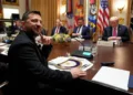 Trump Calls for Ukraine-Russia Ceasefire After Meeting with Zelenskyy - AP Photo/Alex Brandon