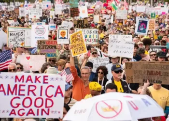 Nationwide ‘No Kings’ Protests Challenge Trump’s Leadership Amid Shutdown - AP Photo/Allison Robbert