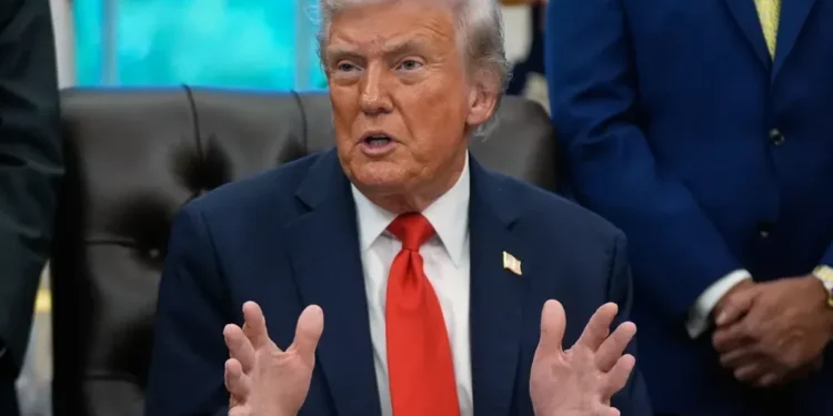 Trump Says Federal Government Owes Him Millions Over Past DOJ Investigations - AP Photo/Manuel Balce Ceneta