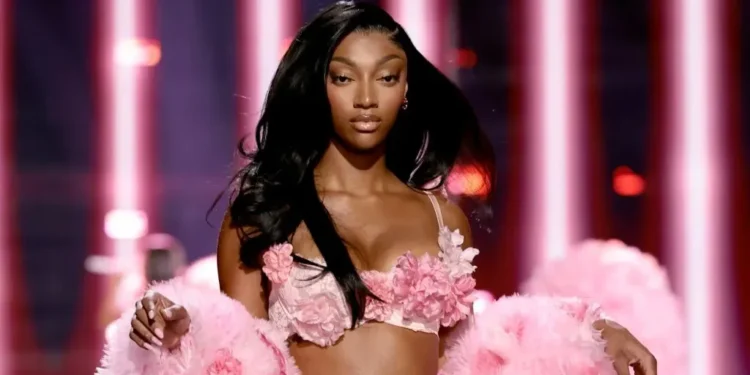 Angel Reese Makes History as First Athlete in Victoria’s Secret Fashion Show - Dimitrios Kambouris/Getty Images for Victoria's Secret