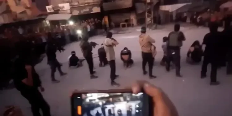 Masked Hamas Fighters Execute Men in Gaza City After Ceasefire, Video Shows - From Social Media/Reuter via CNN