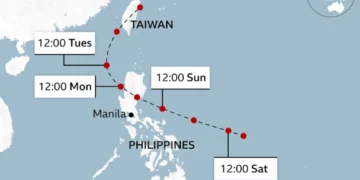 Nearly a Million Evacuated as Super Typhoon Fung-wong Nears Philippines - BBC