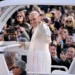 Pope Leo XIV greets faithful during international visit - EPA/BBC