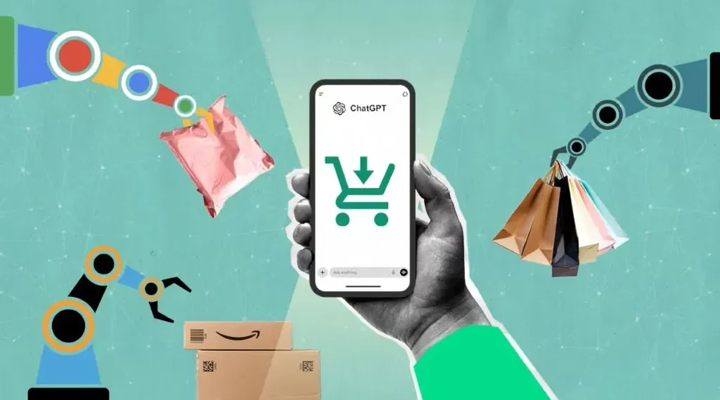 AI Shopping Tools Set to Transform Online Retail Market - Illustration by Leah Abucayan/CNN/Getty