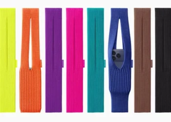 Apple Launches $229 iPhone Pocket “Sock” With Issey Miyake Collaboration - image Apple via CNN