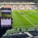 Fans using mobile devices with enhanced stadium connectivity - Weaver Labs/BBC