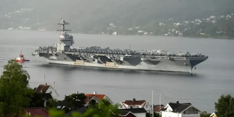U.S. Considers Talks With Maduro as USS Gerald R. Ford Expands Major Military Buildup Near Venezuela - Lise Aaserud/NTB Scanpix via AP, File