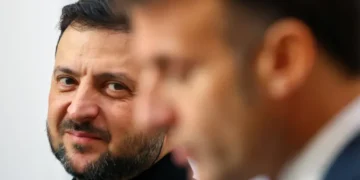 Ukraine Signs Deal to Acquire 100 Rafale Jets and French Defense Systems - Sarah Meyssonnier, Pool Photo via AP