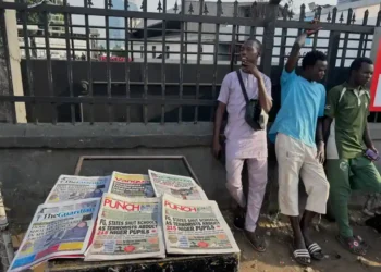 Nigerian students returning home after escaping a mass school kidnapping in Niger State. - AP Photo/Sunday Alamba